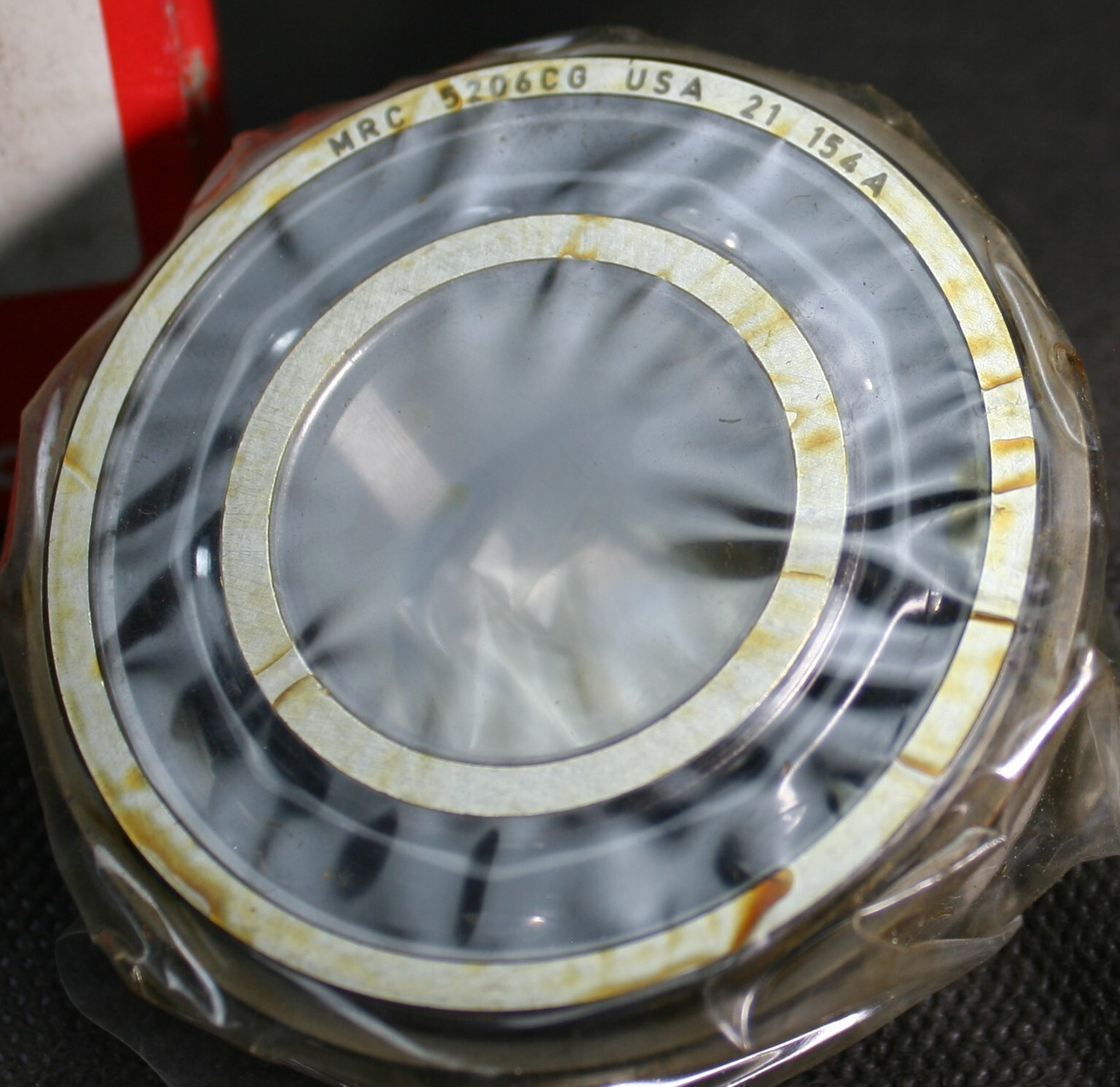 One (1) MRC 5206 CG C3 Angular Contact Bearing Snap Ring 30MM ID USA