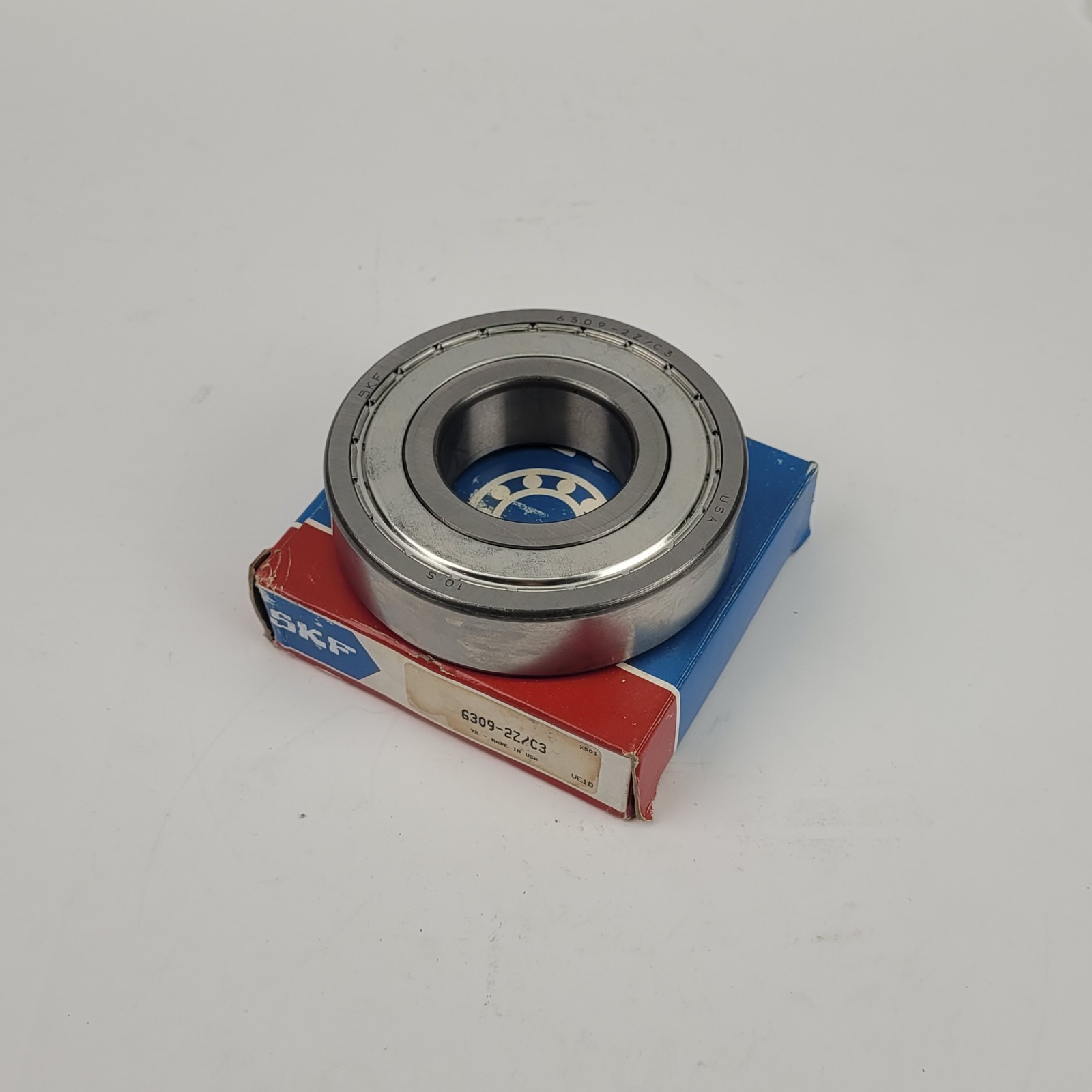 SKF 6309-2Z/C3 Bearing, 1-3/4″ Inner Diameter, 3-15/16″ Outer Diameter – NEW