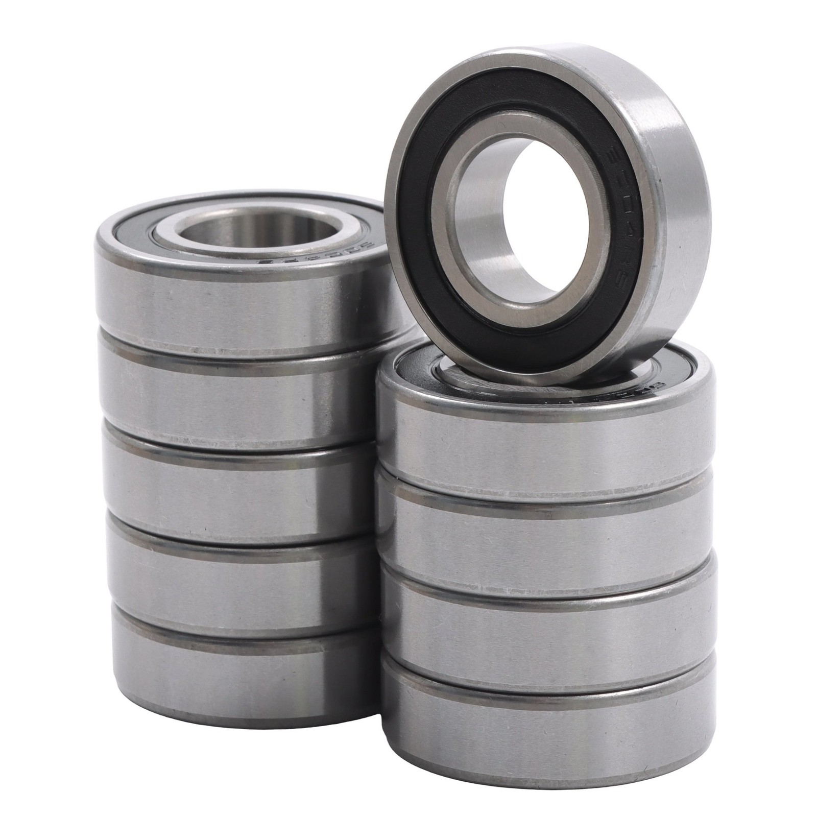 6004-2RS C3 Ball Bearing 20x42x12mm 10 Pcs Premium Rubber Sealed