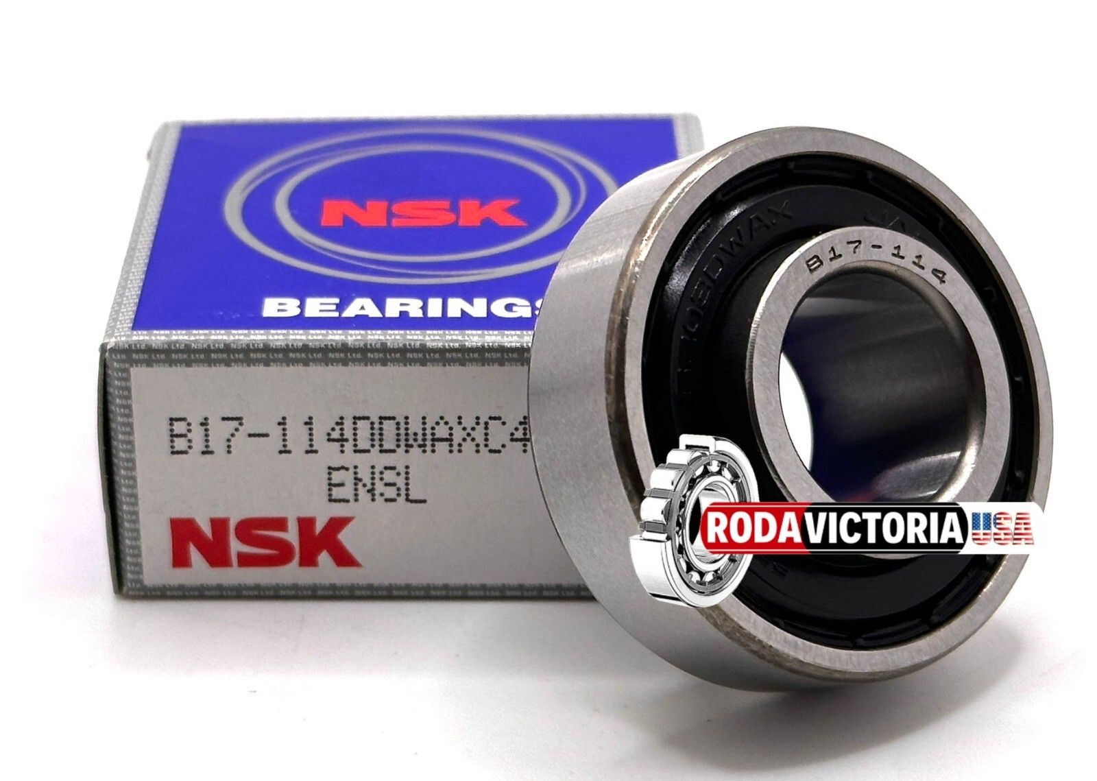 NSK JAPAN B17-114 Clutch Pilot Bearing 17x40x20/12mm