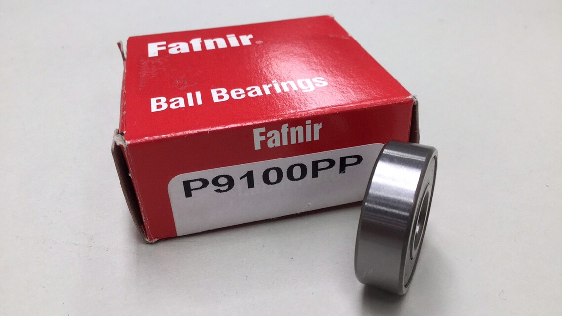 Fafnir P9100PP Ball Bearing Single Row Double Shielded 26mm OD 10mm ID 8mm Wide