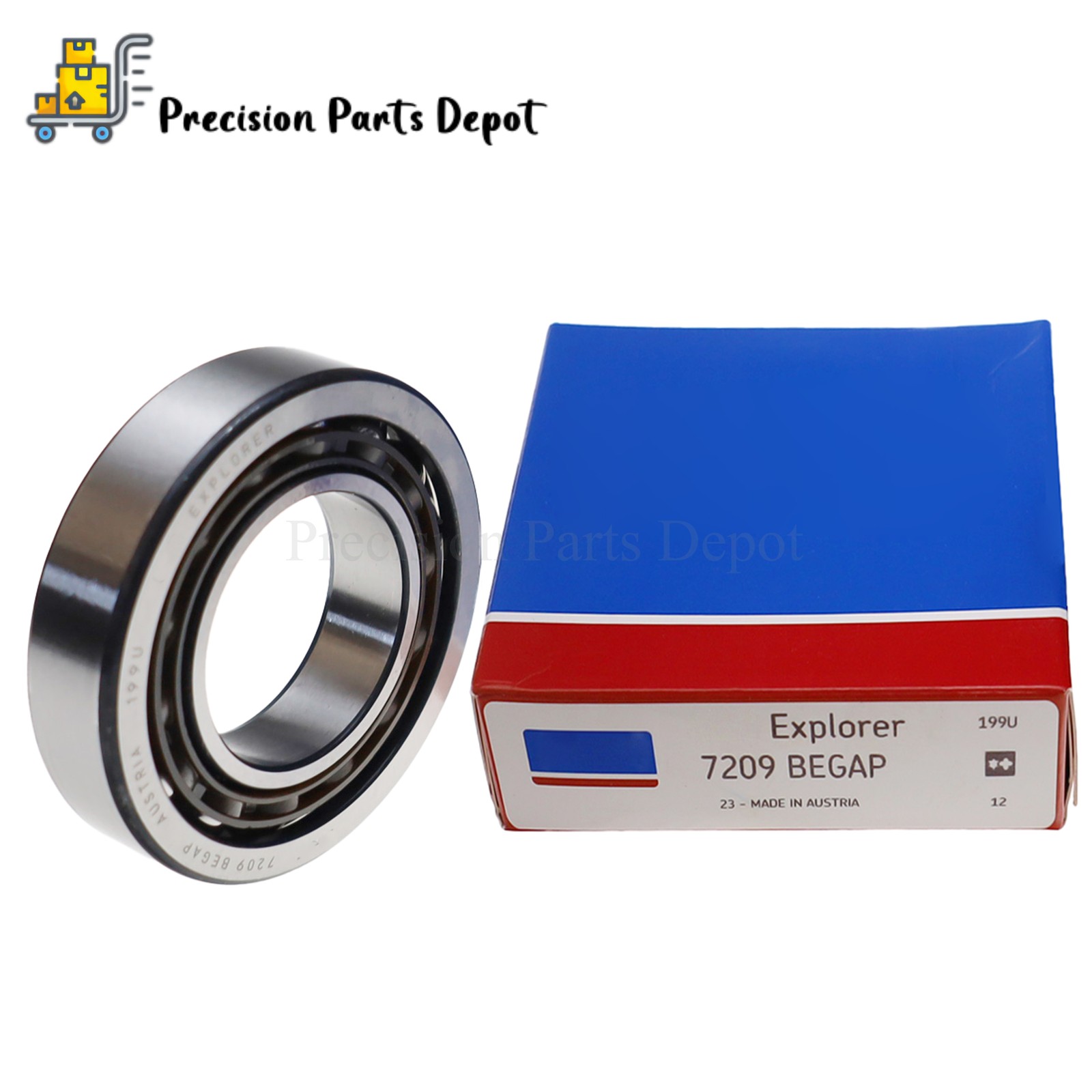 NEW For SKF 7209 BEGAP Angular Contact Ball Bearing 45x85x19 mm US