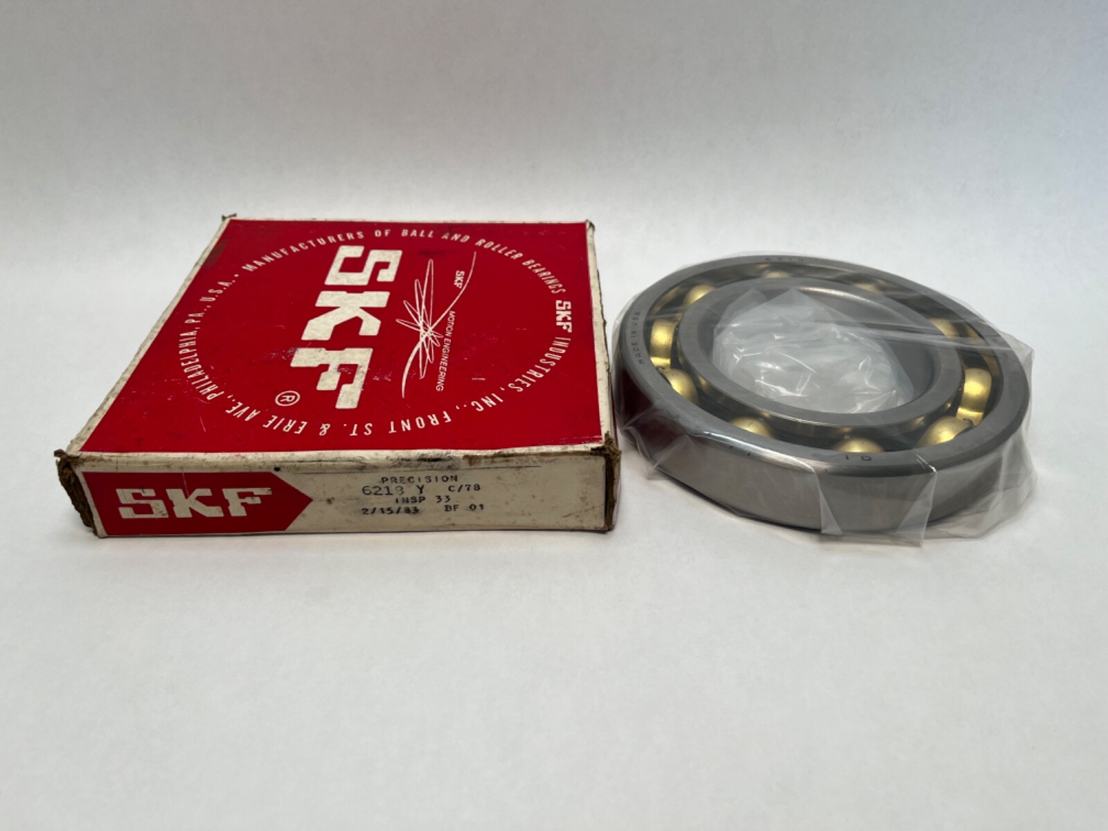 SKF 6218YC78 Bearing Open 90x160x30 mm 6218-Y-C78 6218-P5 USA
