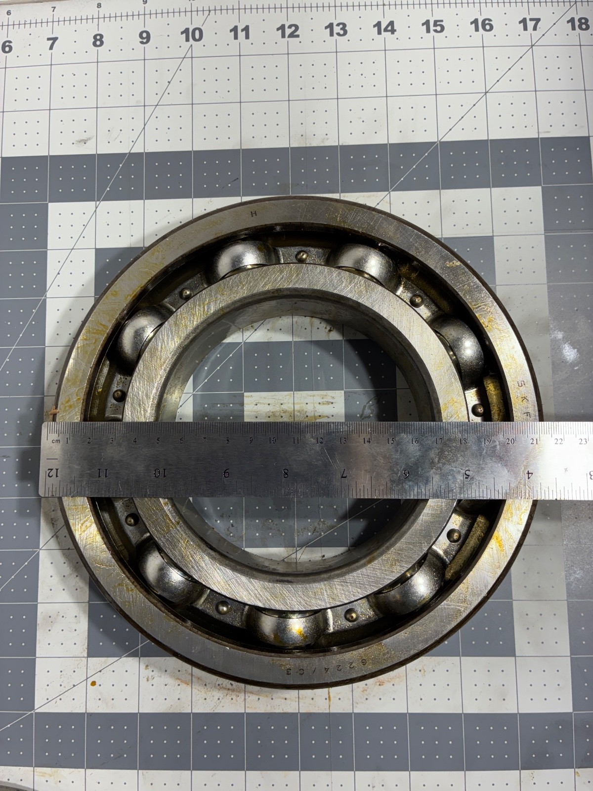 SKF 6224/C3 – Single Row Deep Groove Ball Bearing – Made in USA – New Open Box