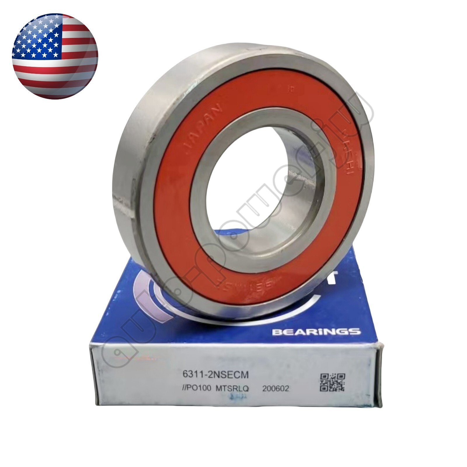 For NACHI 6311 2NSE C3 DEEP GROOVE BALL BEARING, RUBBER SEALED 55x120x29mm
