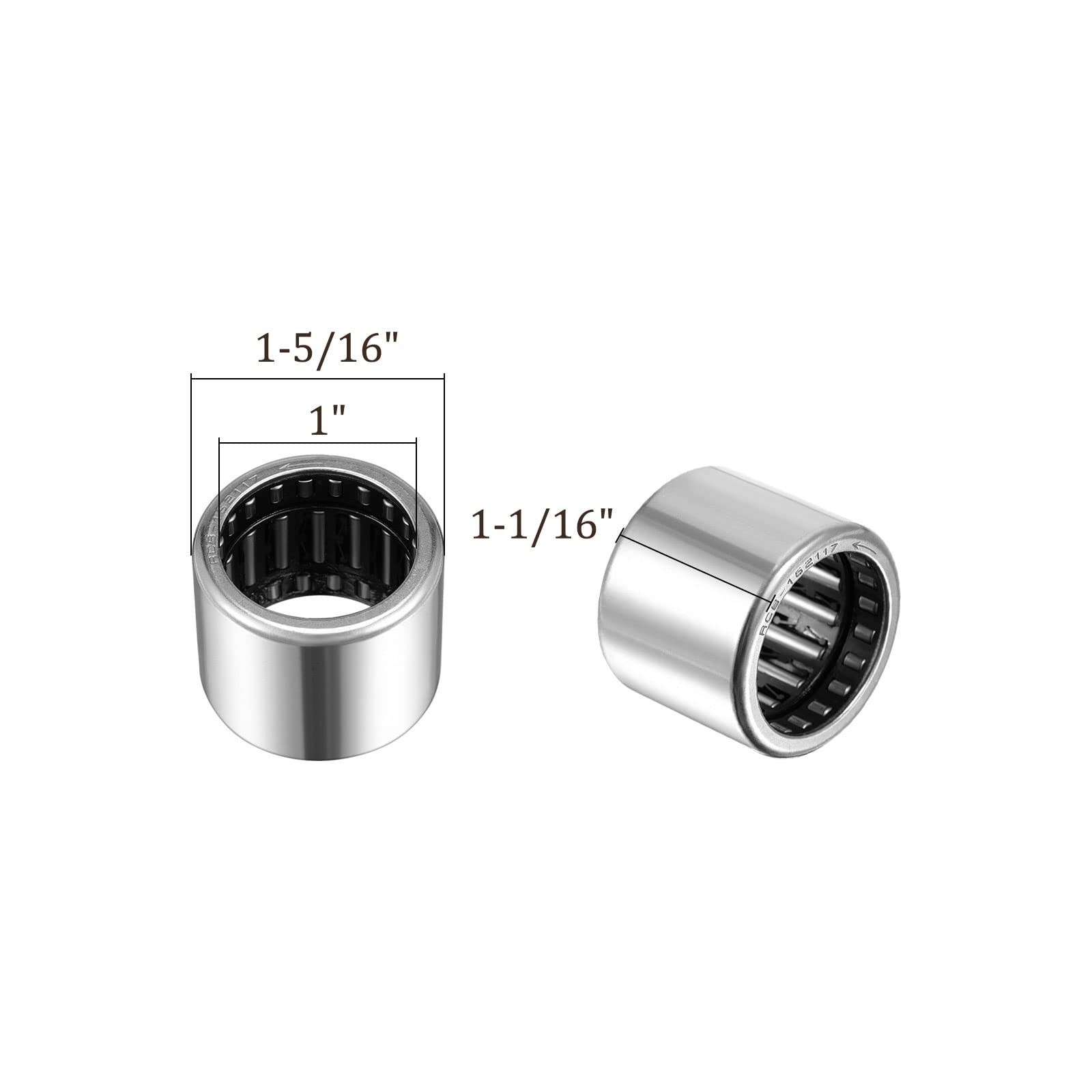 Kozelo RCB162117 Needle Roller Bearings – [1″ x 1-5/16″ x 1″x1-5/16″x1-1/16″