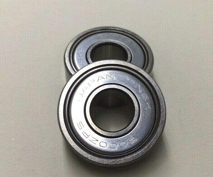 NSK 6000ZZP5 Single Row Ball Bearing 26mm OD 10mm Bore 8mm Thick (Pack Of 2)