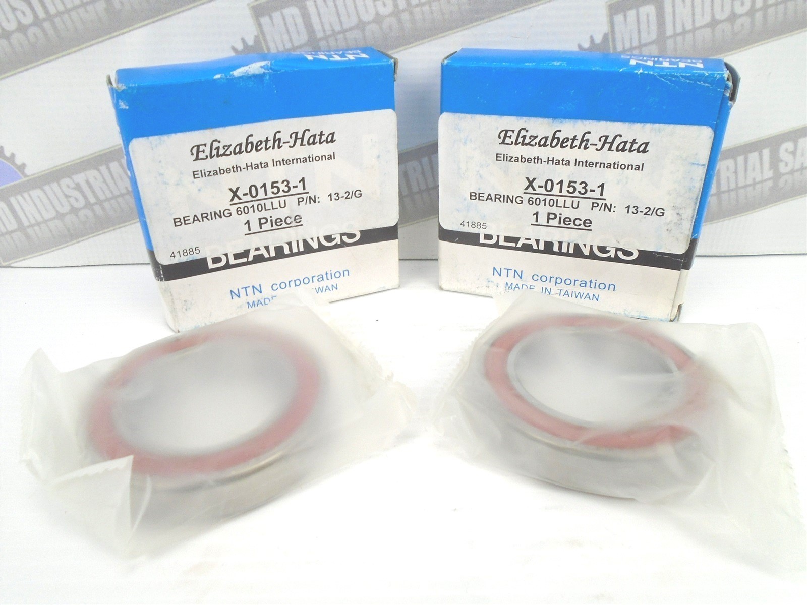 2 x NTN Deep Groove Ball Bearing – 6010LLU – 16mm x 50mm x 80mm