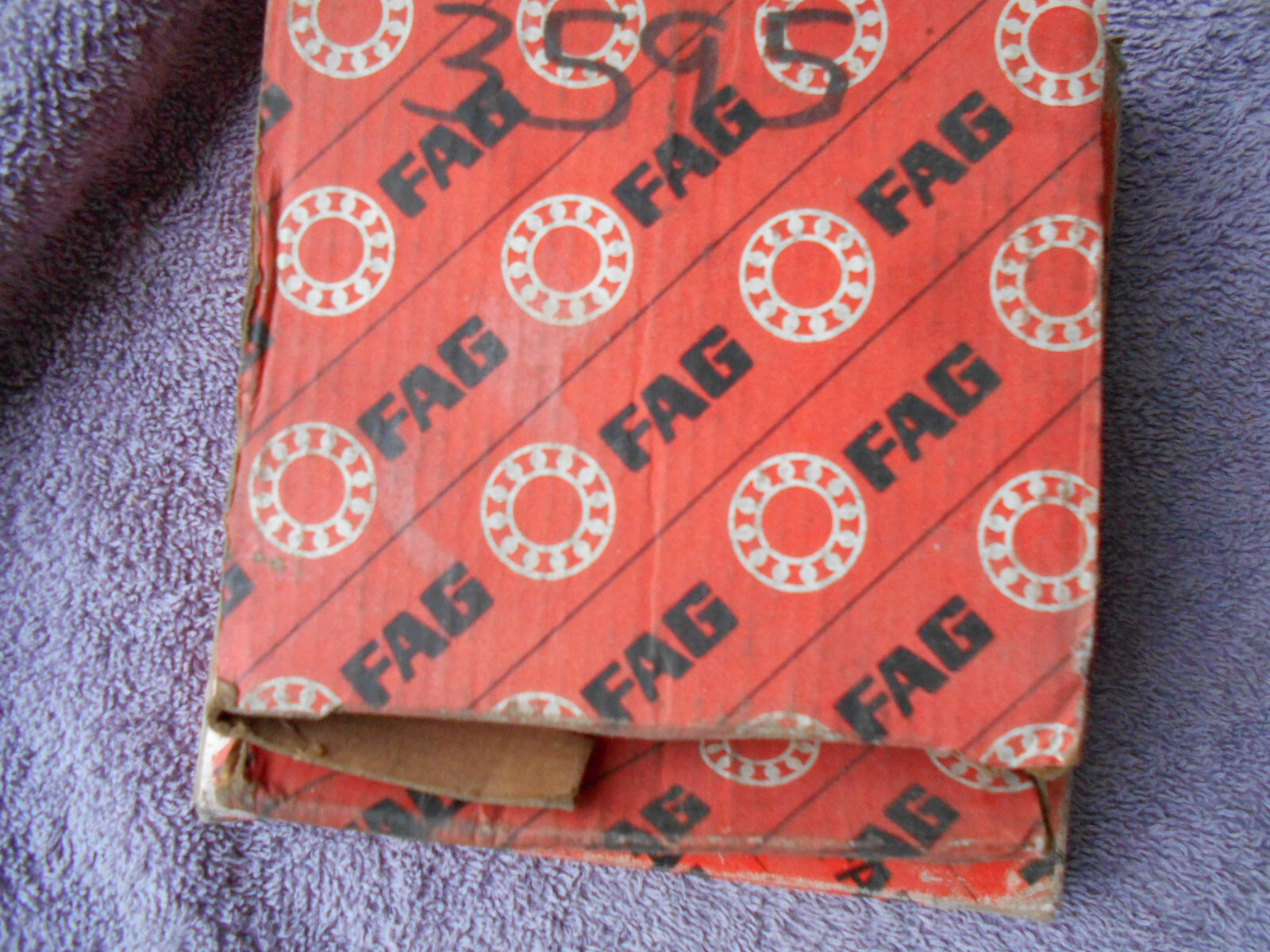 Fag Germany 6020 6213 2RSR. C3 Deep Groove Ball Bearing Lot of 2 New Old Stock