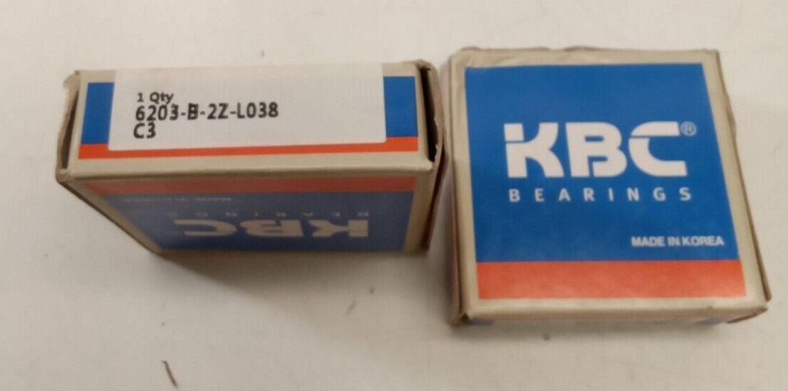 KBC 6023-B-2Z-L038 C3 Bearing (Lot Of 2)