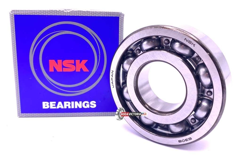 NSK Japan 6306 C4 Deep Groove Ball Bearing, Open No Seals 30x72x19 mm