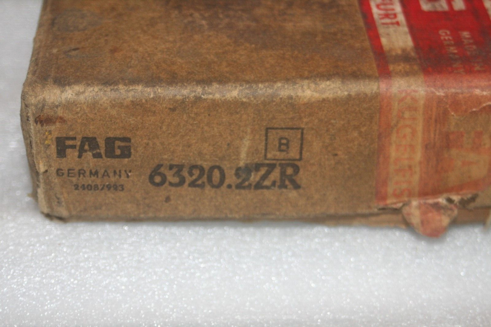 FAG 6320 2ZR Double Shielded Radial Deep Groove Bearing * NEW *