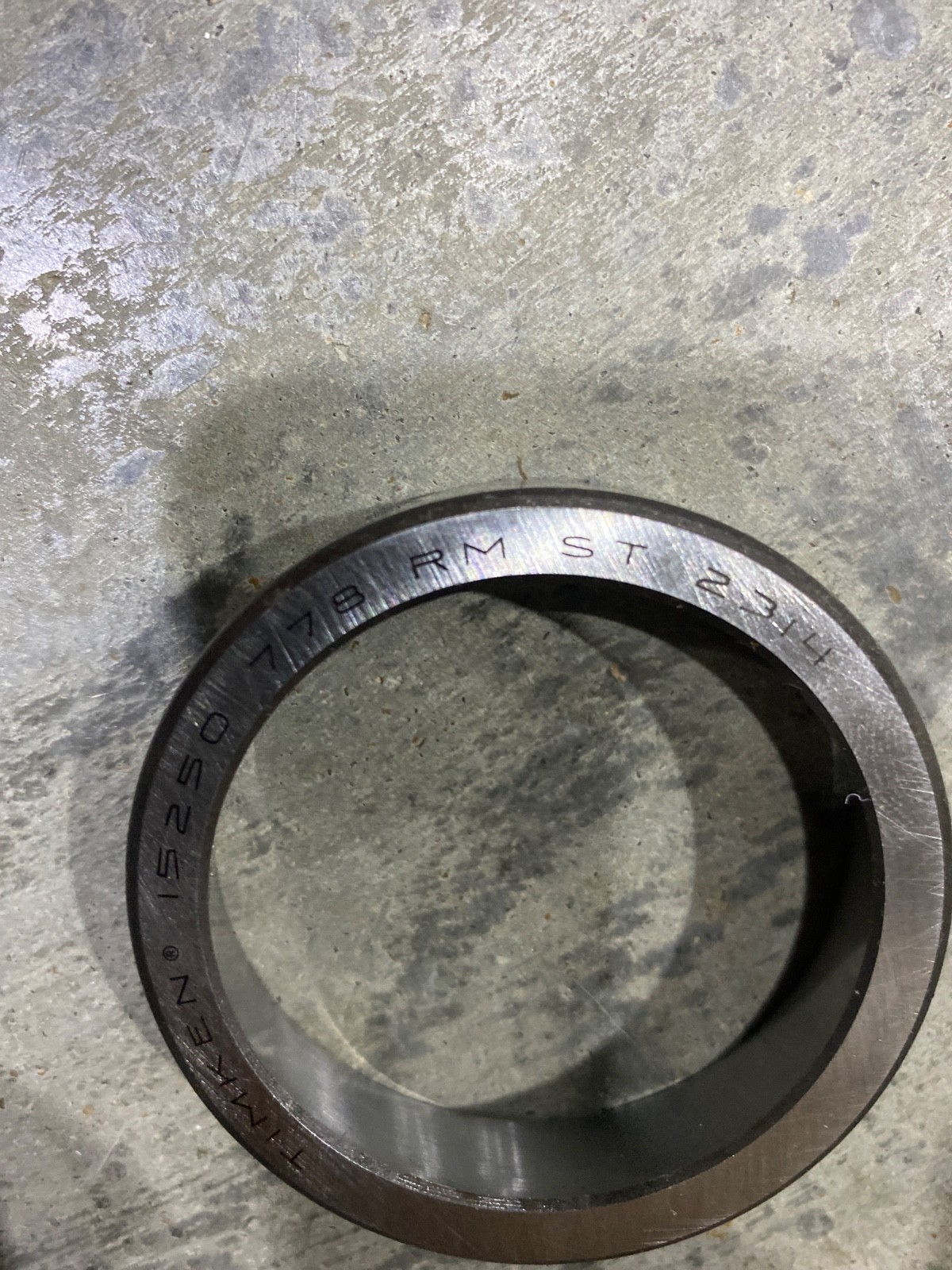15250 Timken Tapered Roller Bearing Cup 2.5″ OD .625″ Width 15250 778 RM ST 2314