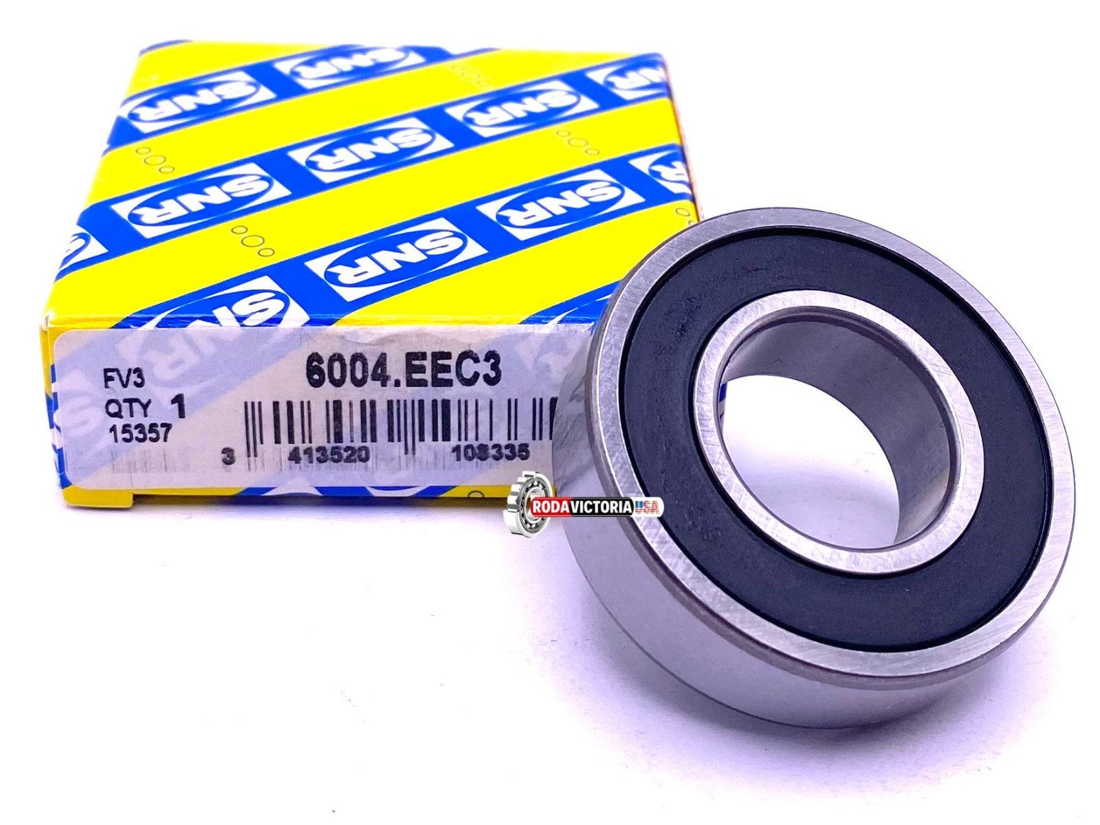 SNR/NTN 6004 EE C3 Deep Groove Ball Bearing, Rubber Sealed 6004 LLU 20x42x12 mm