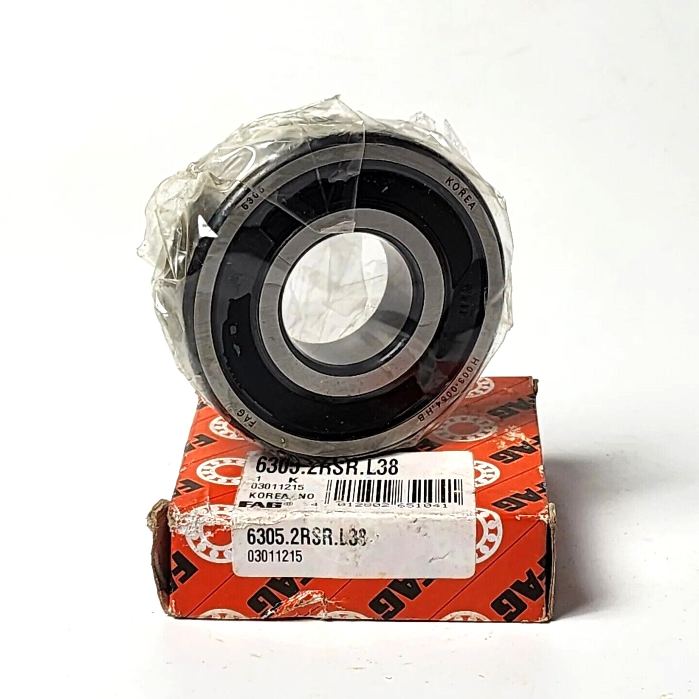 FAG 6305 2RSR.L38 Bearing Rubber Seals 25x62x17 mm 6305 2RSR 2RS 6305RS