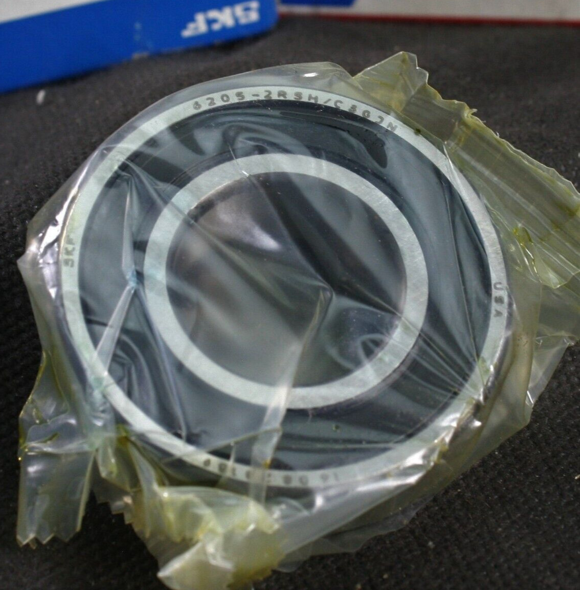 One (1) SKF 6205 2RSJEM Deep Groove Bearing 25MM ID USA 6205 2RSH/C3GJN NEW