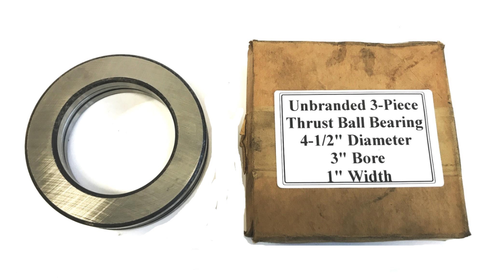 Unbranded 3-Piece Thrust Ball Bearing NOS