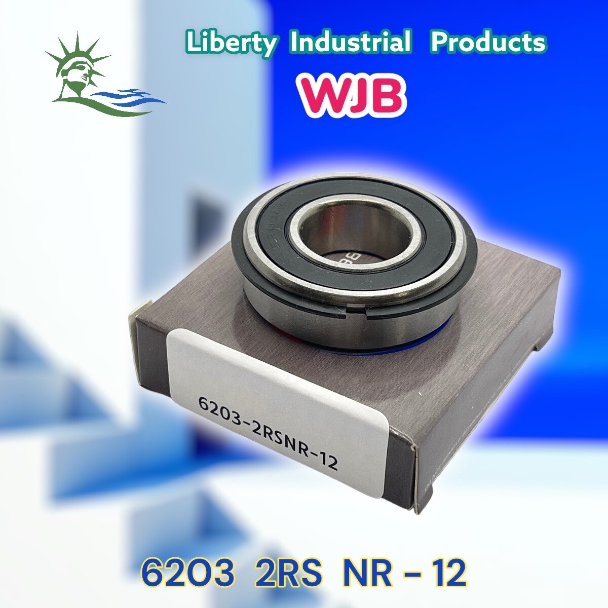 6203-12-2RS NR Ball Bearing Rubber Sealed 3/4″ x 40mm x 12mm By Premium Bearing