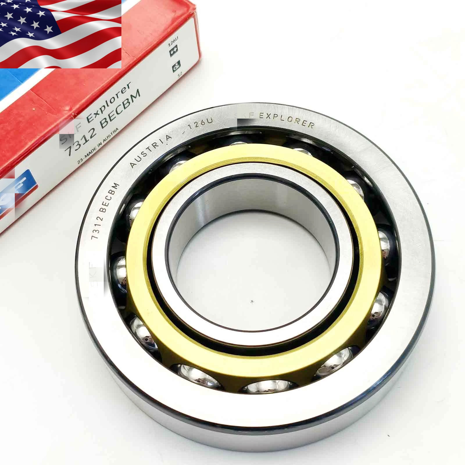 NEW Angular Contact Ball Bearing FOR SKF 7312 BECBM US SELLER