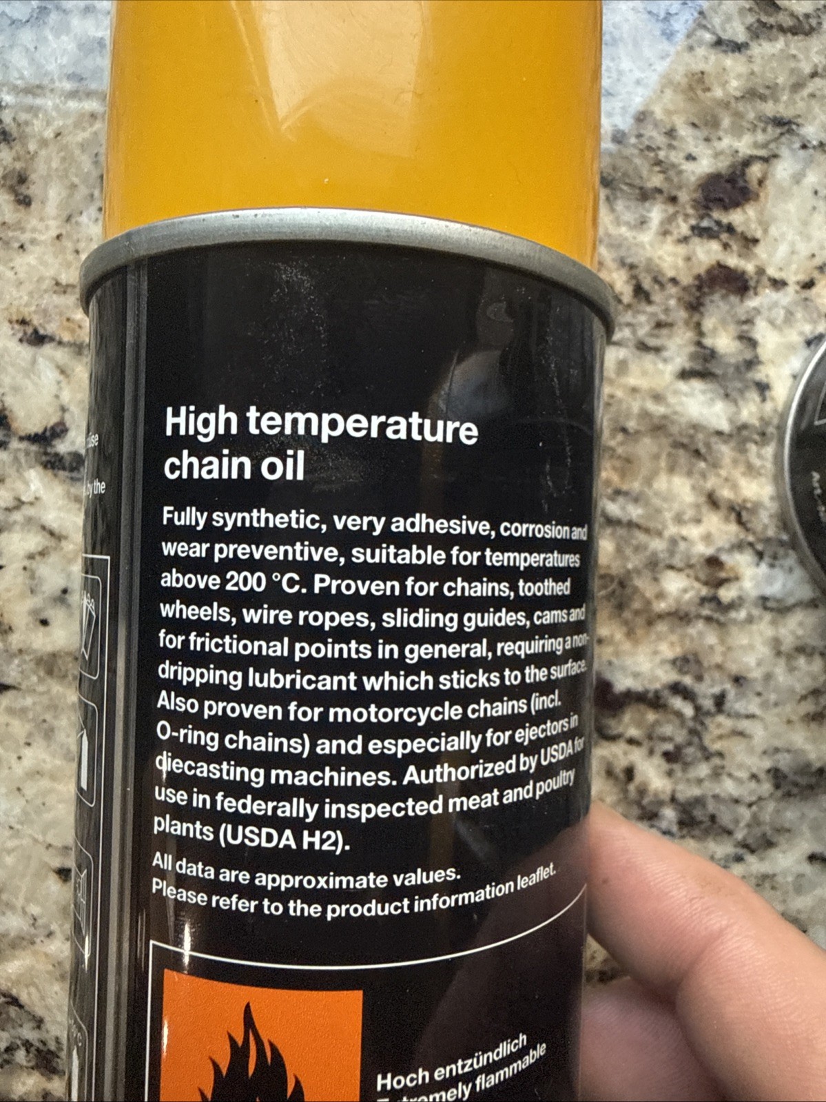 Kluber Hotemp 2000 High-Temperature Lubricating Oil – 400ml Spray