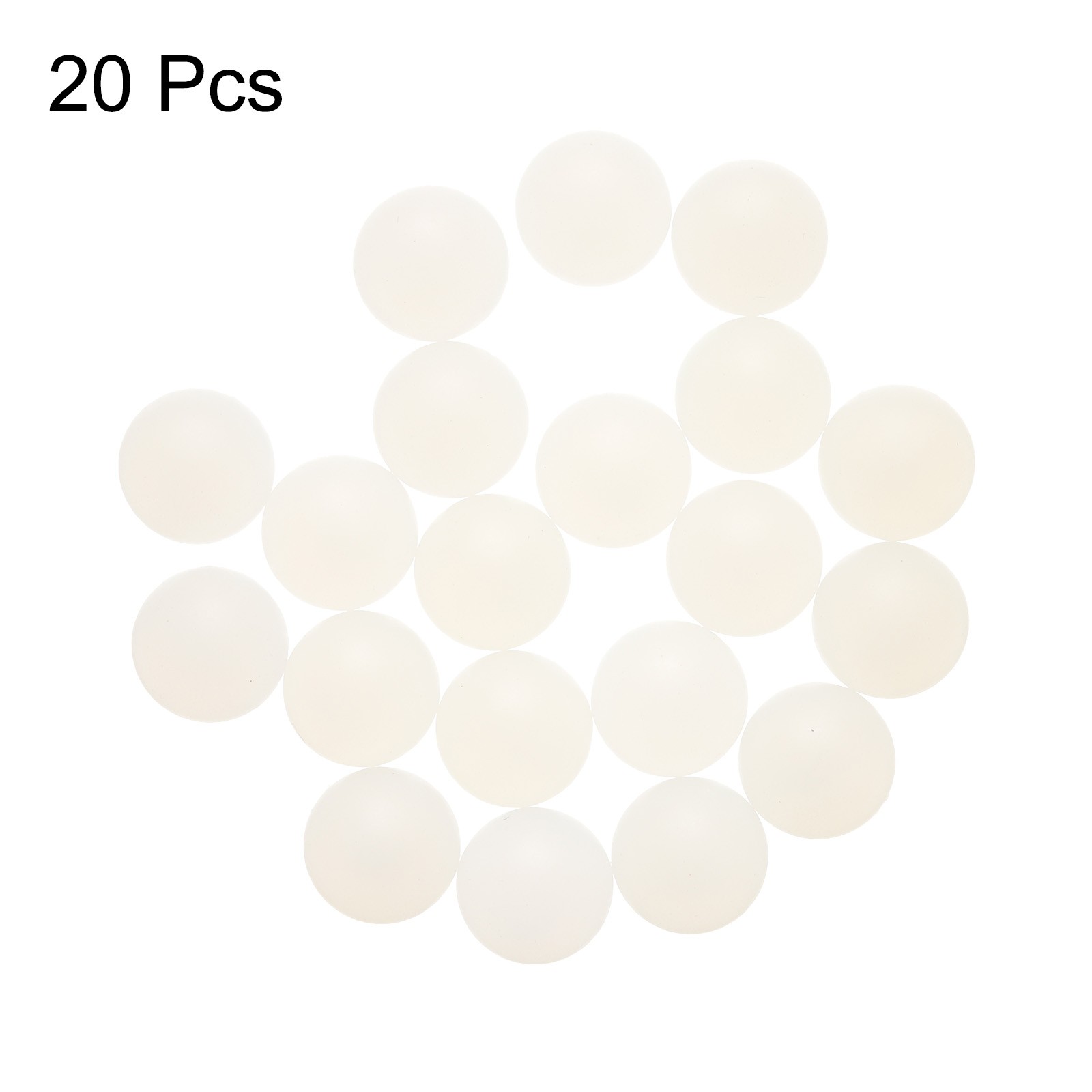 20pcs PP Plastic Bearing Balls 5/8″ 15.875mm Solid Plastic Balls G1 Precision