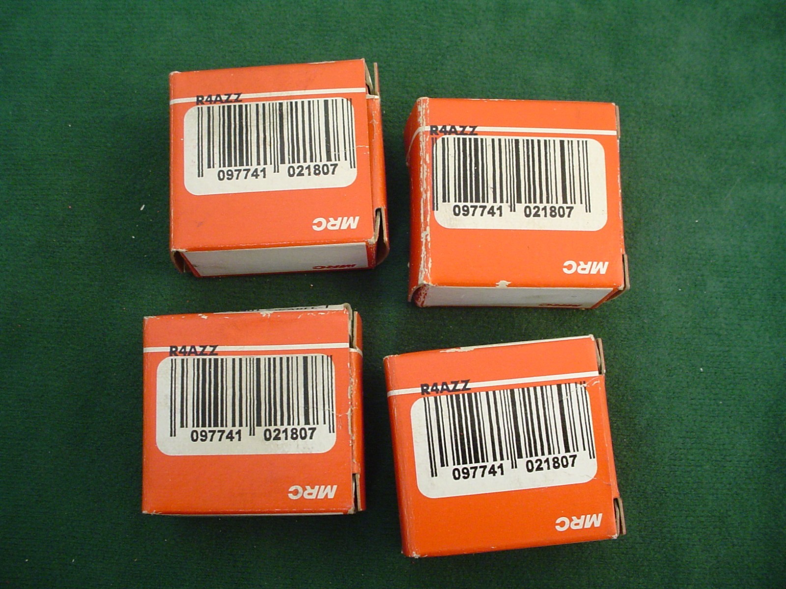 4 pcs MRC R4AZZ Deep Groove Ball Bearing H401 Steel/CO/ABEC-1 Free Shipping
