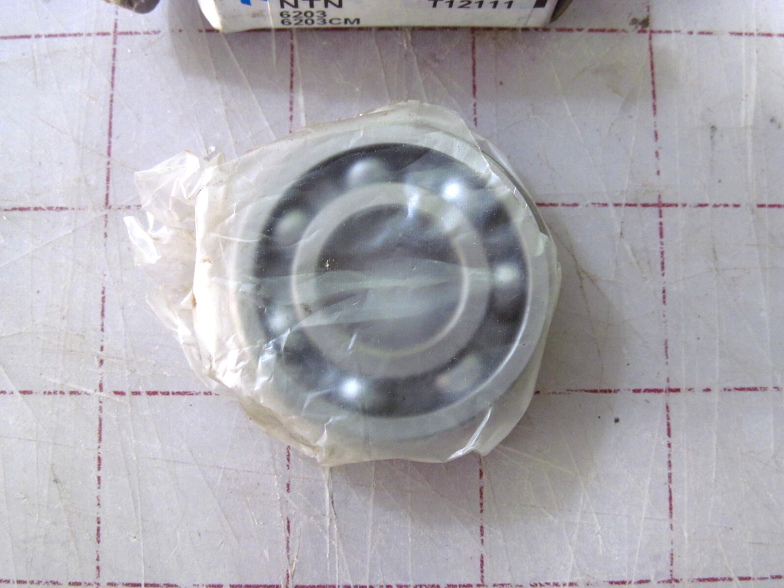 NTN 6203 CM Deep Groove Ball Bearing, Open Type, No Seals 17x40x12mm – Open Box