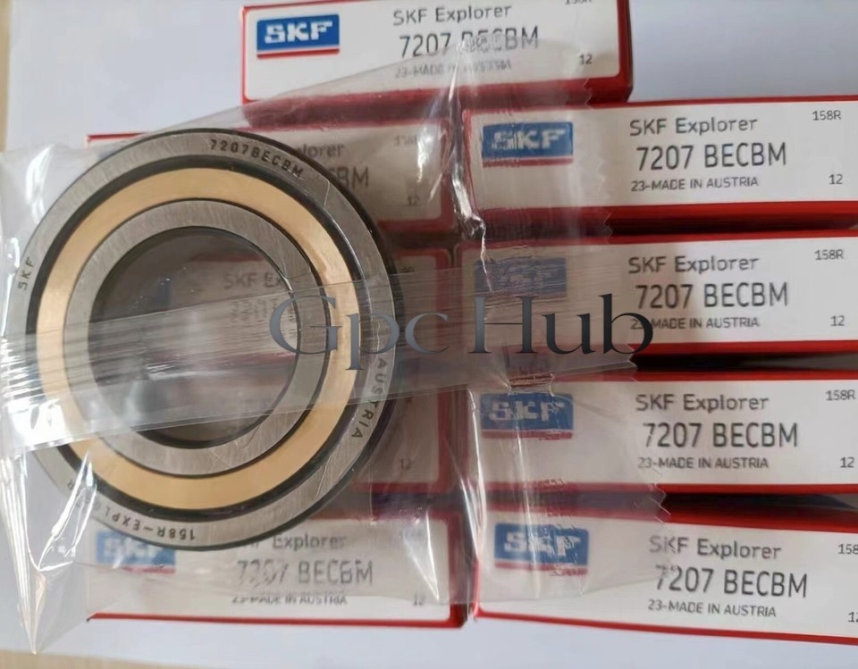 1PCS New SKF 7207 BECBM Angular Contact Ball Bearings 35x72x17mm Fast ship