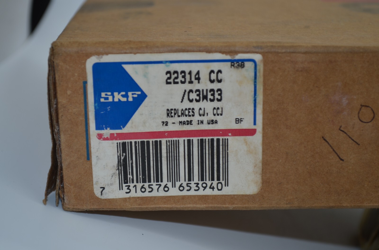 SKF 22314CC/C3W33 SPHERICAL ROLLER BEARING