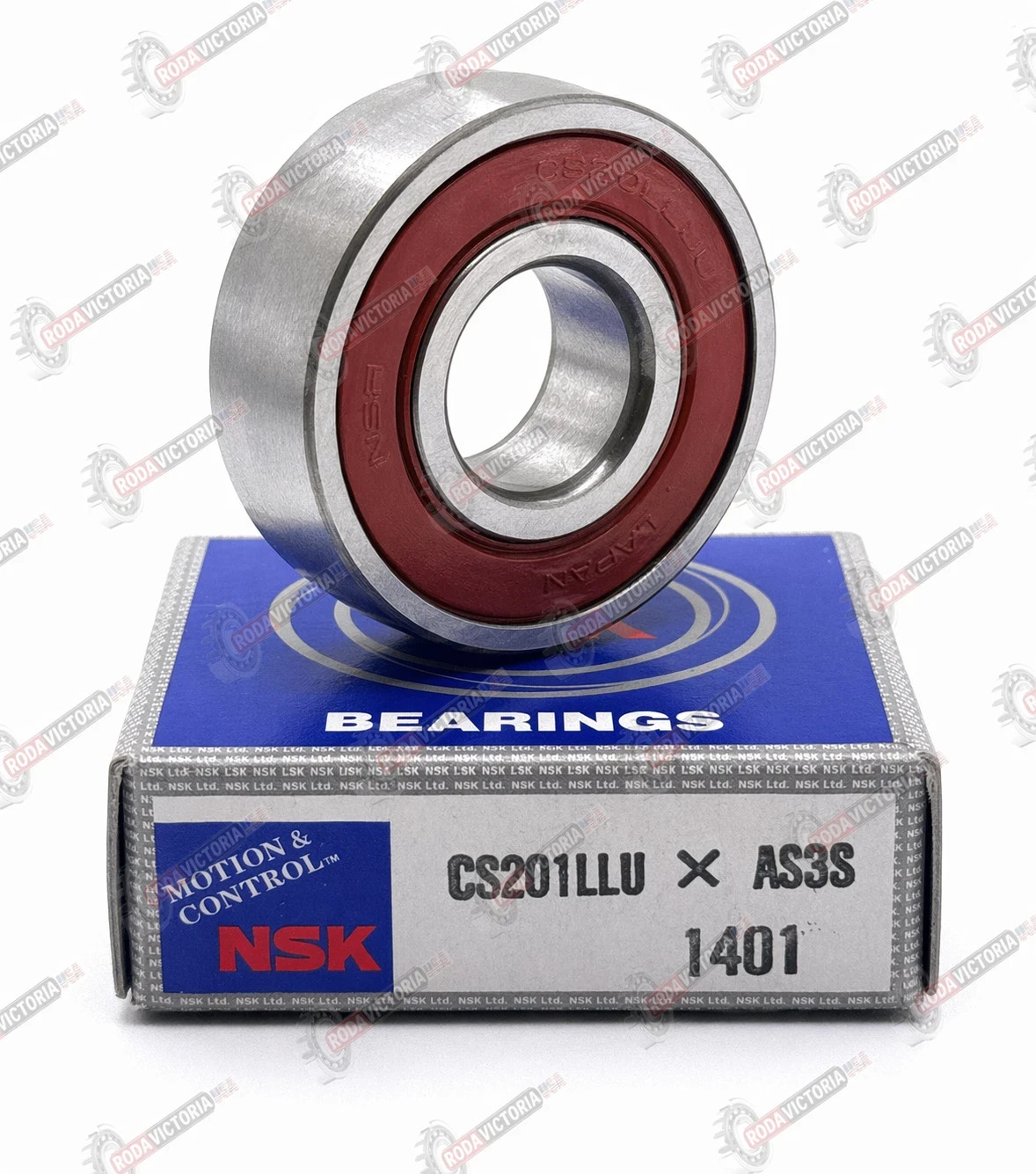 NSK CS201 LLU Bearing for Housings 1726201 2RS 12x32x10 mm