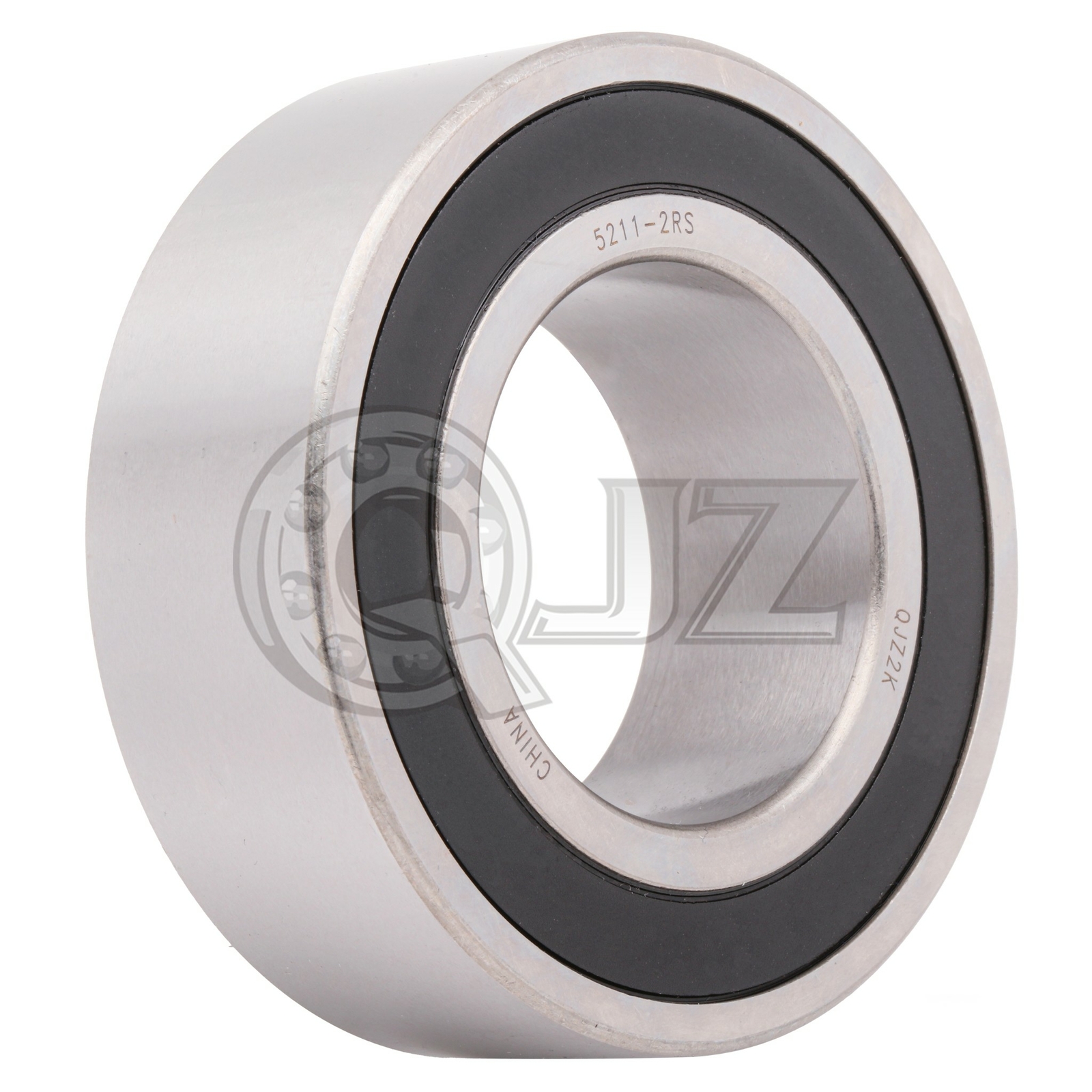 [4-Pack] 5211-2RS Angular Contact Ball Bearing 55mm x 100 mm x 33.3mm (IDxODxW)