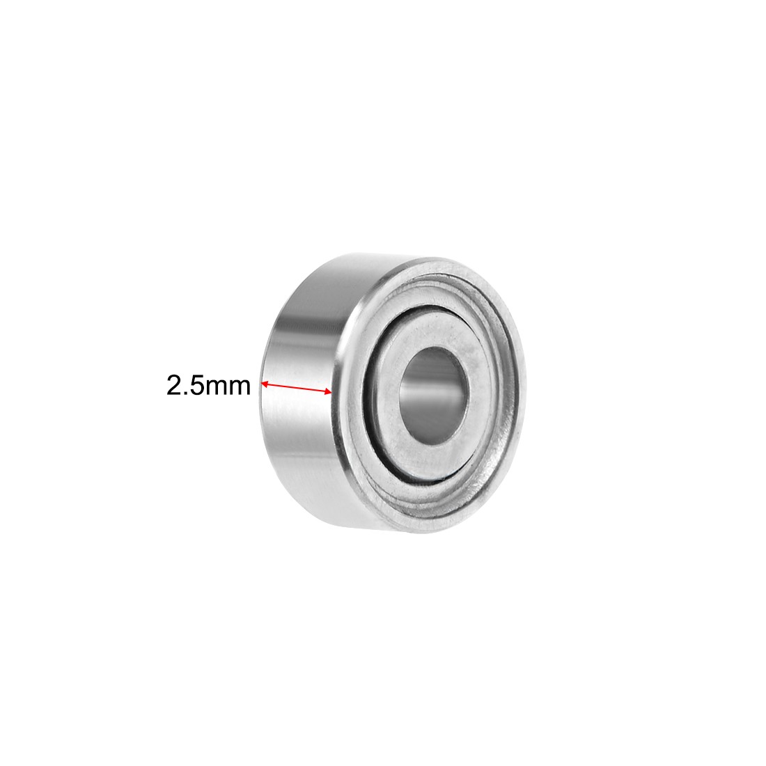 MR62ZZ Ball Bearing 2x6x2.5mm Double Shielded ABEC-3 Bearings 2pcs