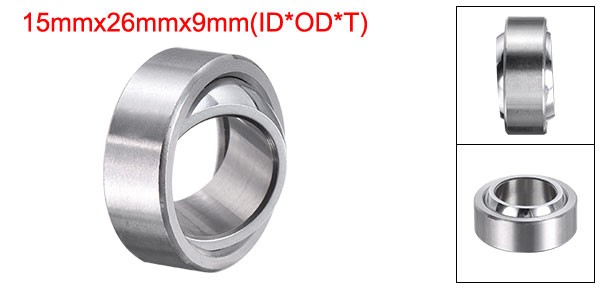 15x26x9mm GE6C Spherical Plain Bearing Spherical Bearing Steel Bearing ABEC-3