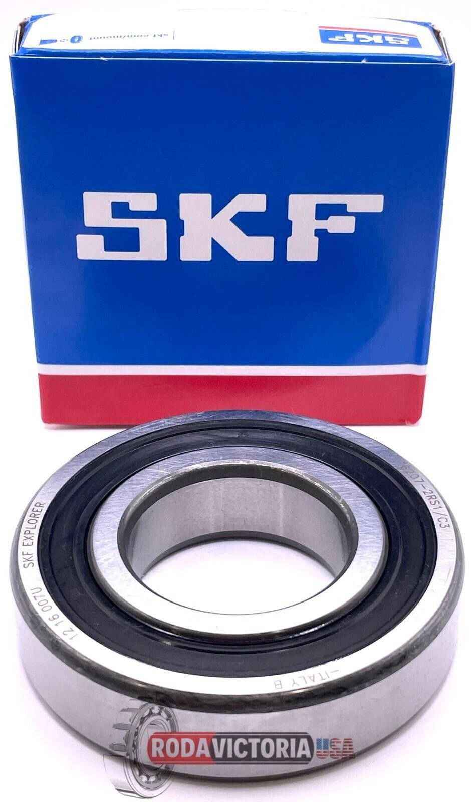 6210-2RS C3 SKF Brand rubber seals bearing 6210-RS ball bearings 6210 rs