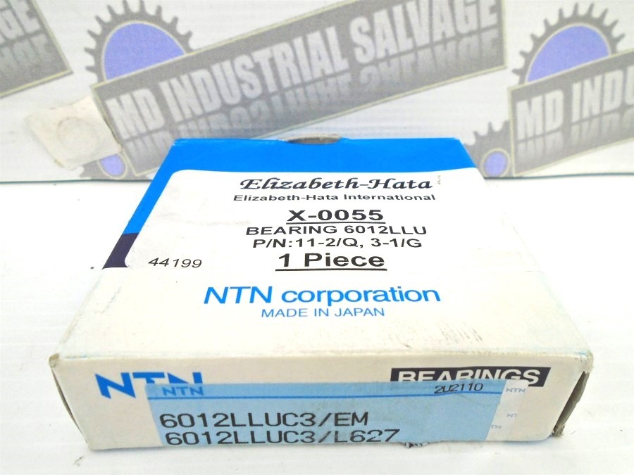NTN – 6012LLUC3/EM – Deep Groove Ball Bearing – 18mm x 60mm x 95mm