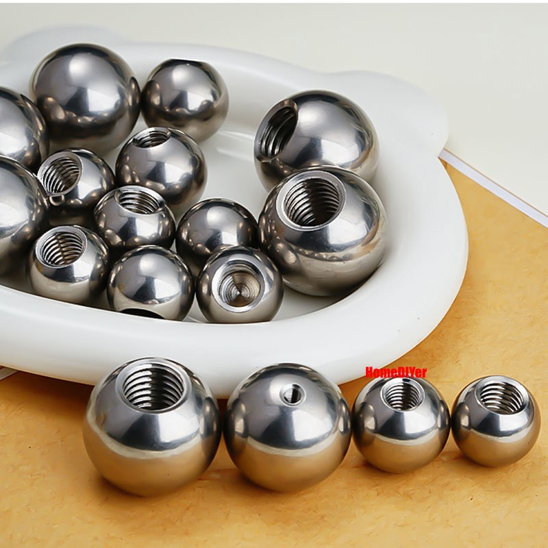 M2-M12 Thread Blind Hole Stainless Steel Balls Solid Metal Bearing Ball Ø7-25mm