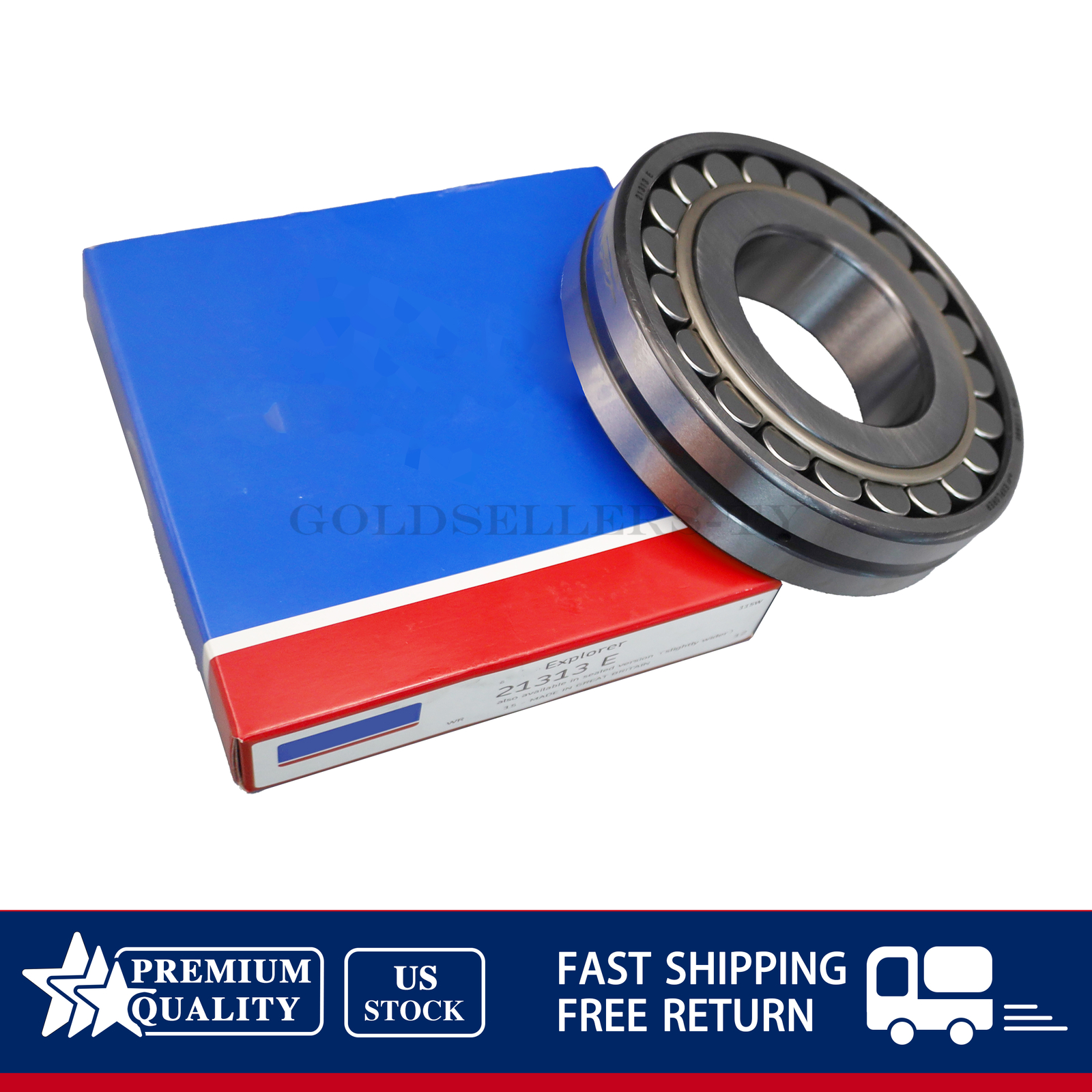 New Spherical Roller Bearings 65 x 140 x 33mm for SKF 21313 E / C3 21313 E