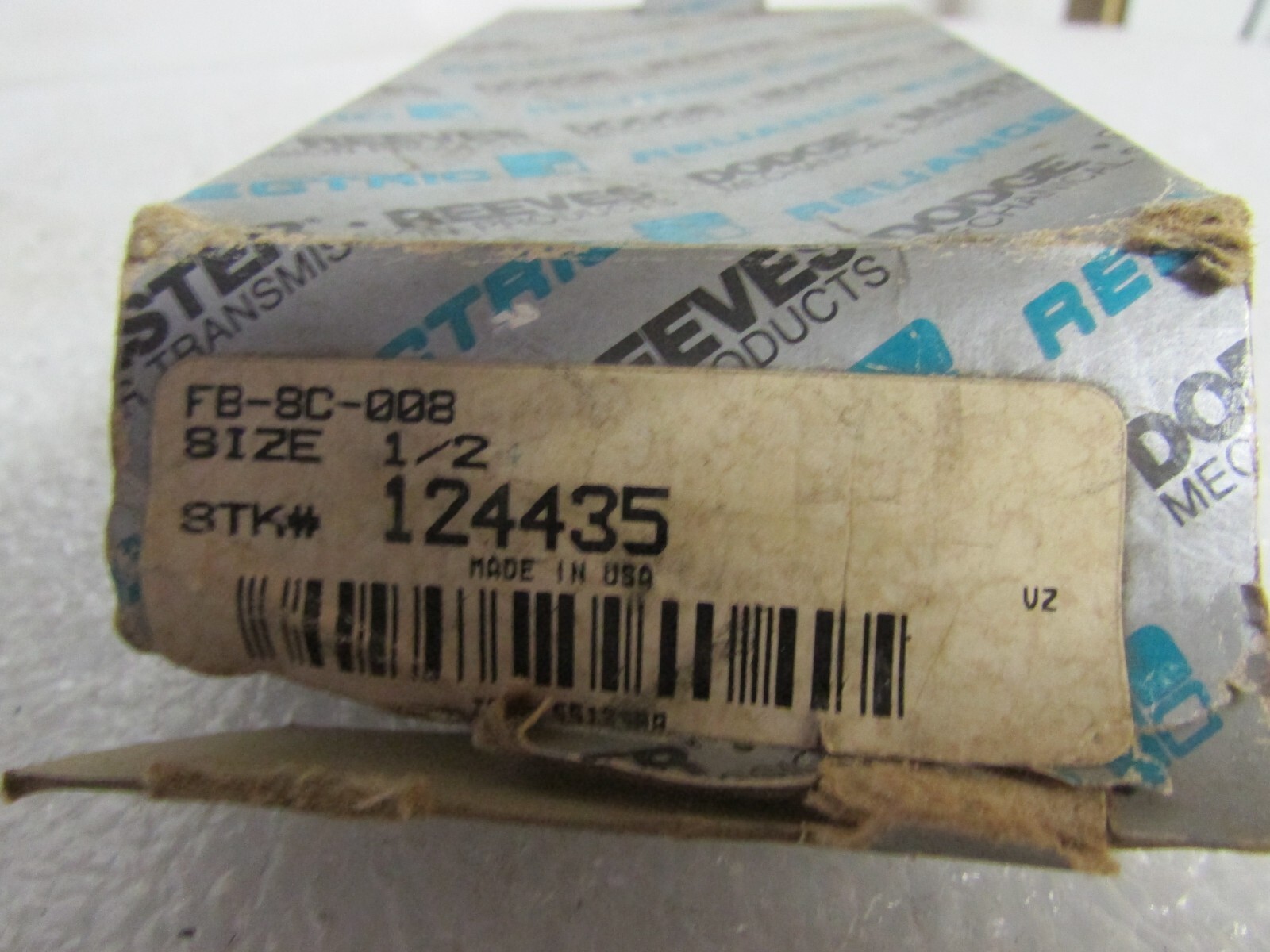 Dodge-Reliance Electric Flange Mount Ball Bearing FB-SC-008 Size 1/2 Bore 124435