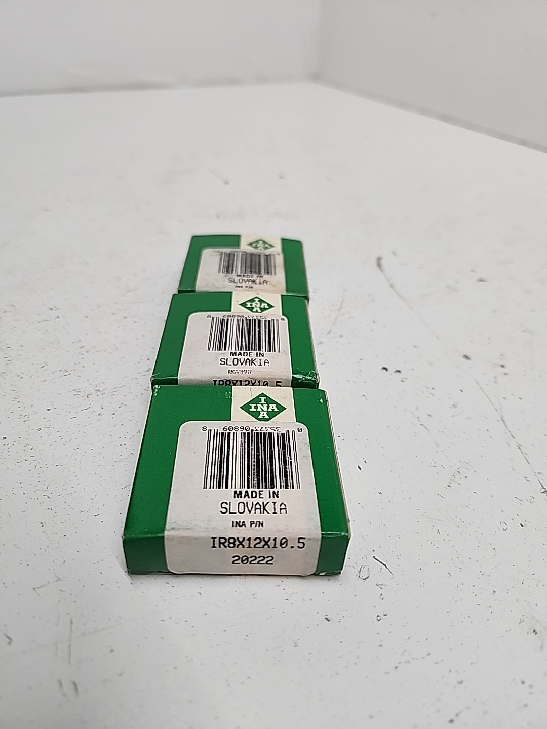 INA IR8x12x10.5 Inner Ring for Needle Roller Bearings (4Pcs) **NOS **