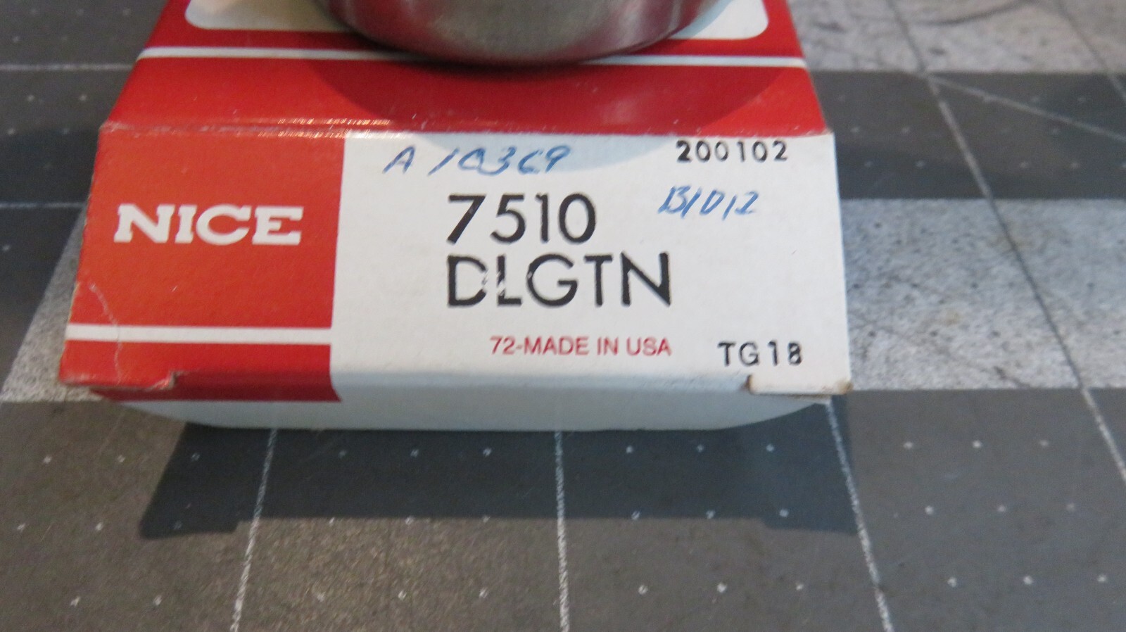NICE 7510DLGTN Precision Radial Ball Bearing Double Sealed With Snap Ring