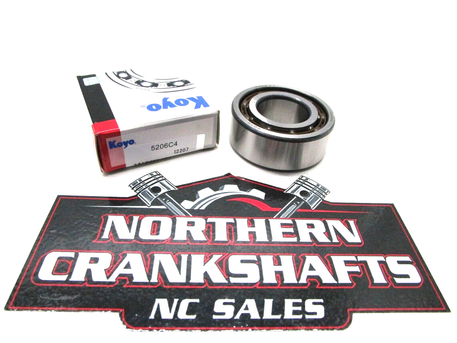 KOYO 5206 C4 JAPAN Double Row Ball Bearing Size: 30mmX62mmX23.8mm