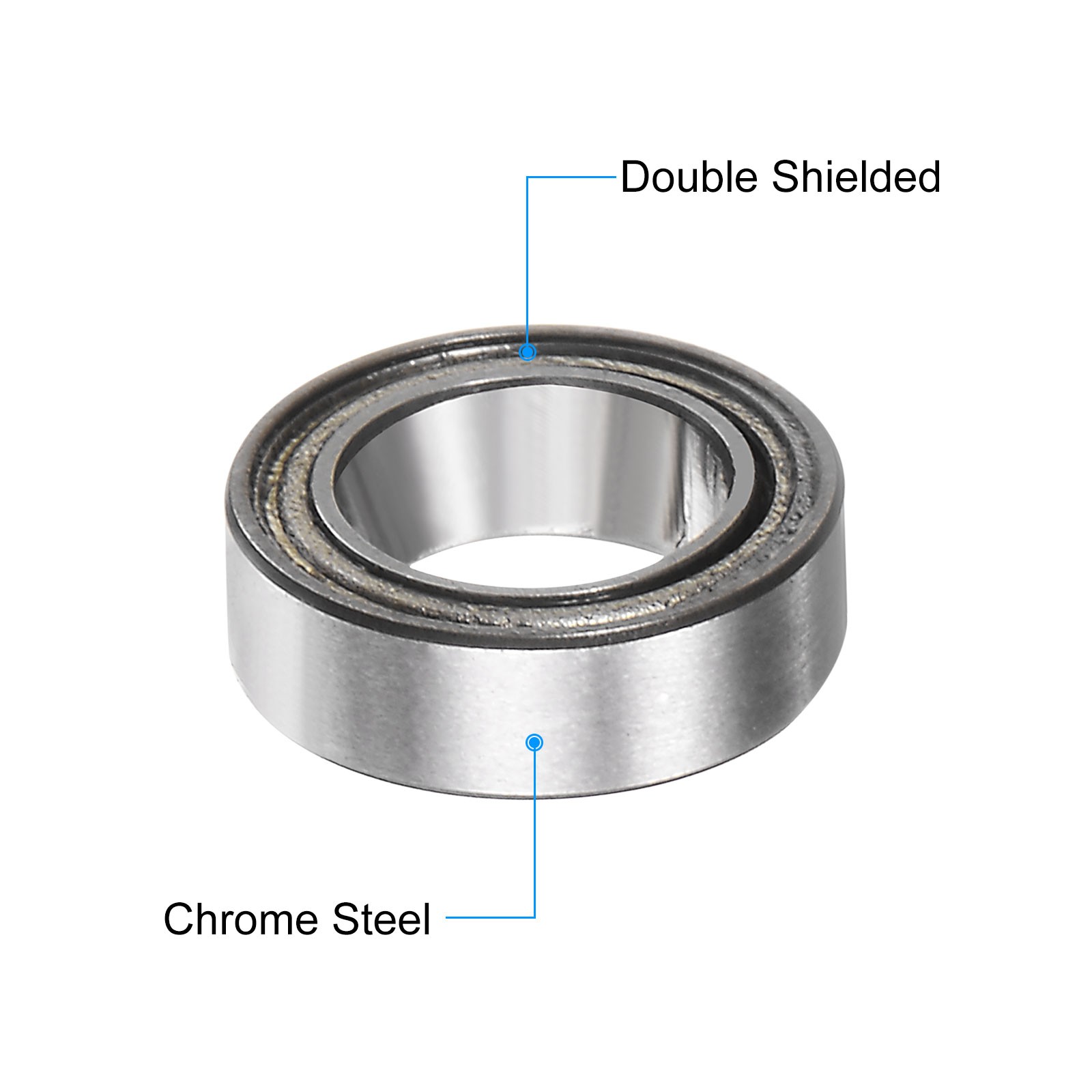 10pcs MR85ZZ Bearings 5x8x2.5mm Chrome Steel Mini Bearing Double Shielded ABEC3