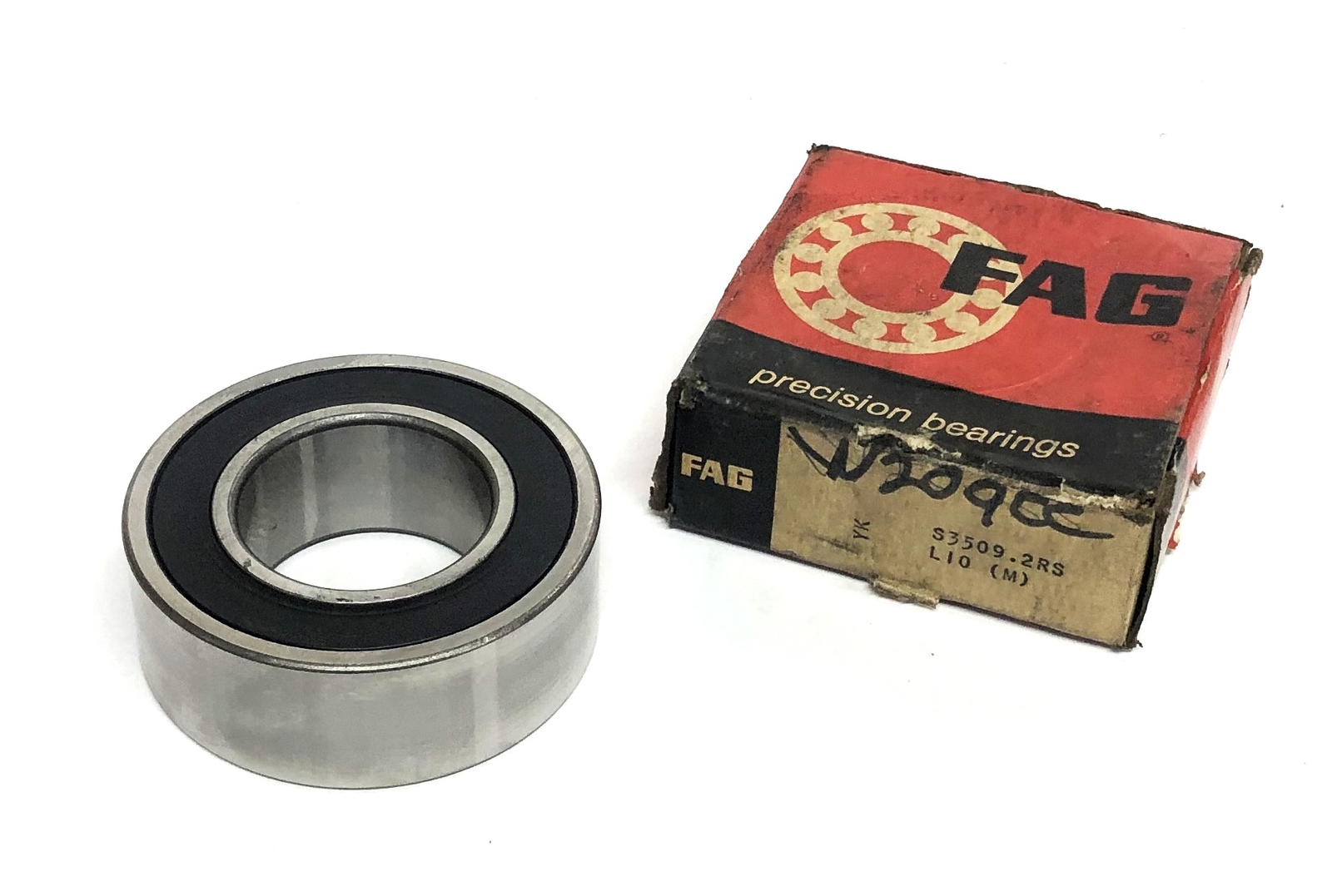 FAG Single Row Ball Bearing S3509RS YK L10 (M) NOS