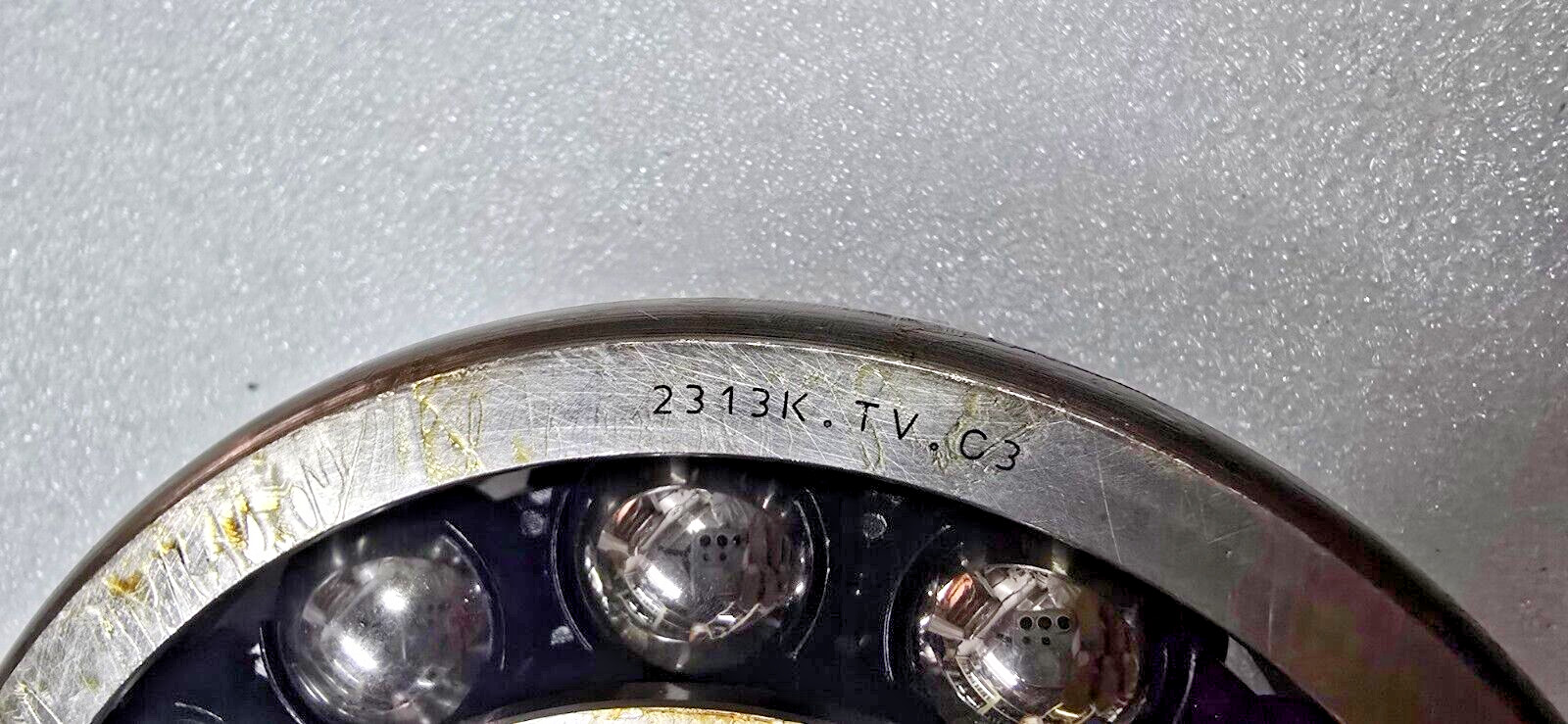 2313 K TV C3 Self align Double Ball Bearings 65x140x48mm OPEN FAG GERMANY 2313K
