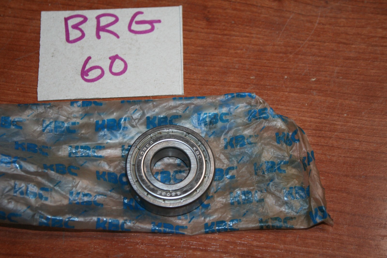 KBC 6203ZZ Ball Bearing ID: 17mm OD: 40mm Width: 12mm Metal Shield KOREA