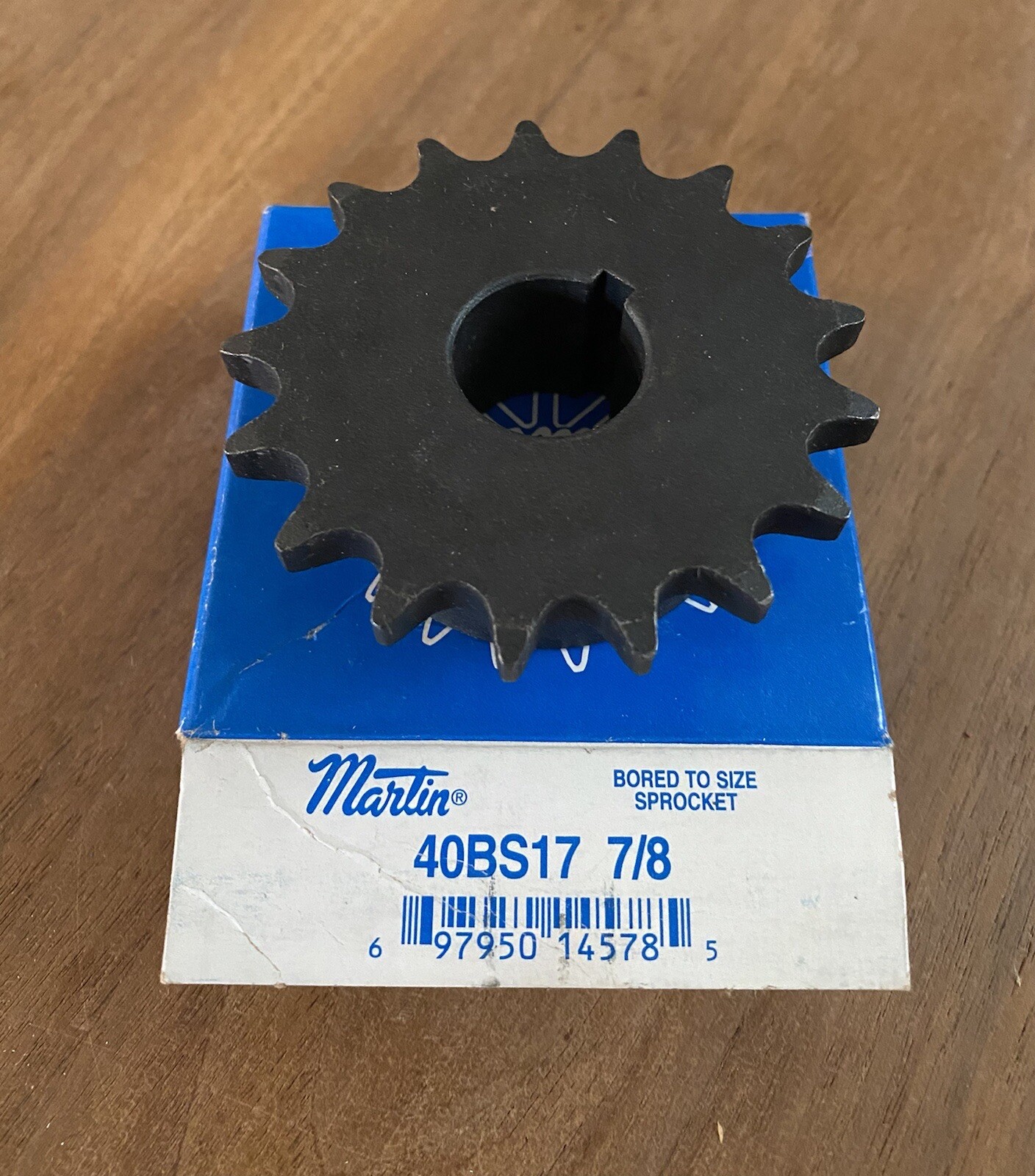 MARTIN BORED TO SIZE SPROCKET, 40BS17 7/8
