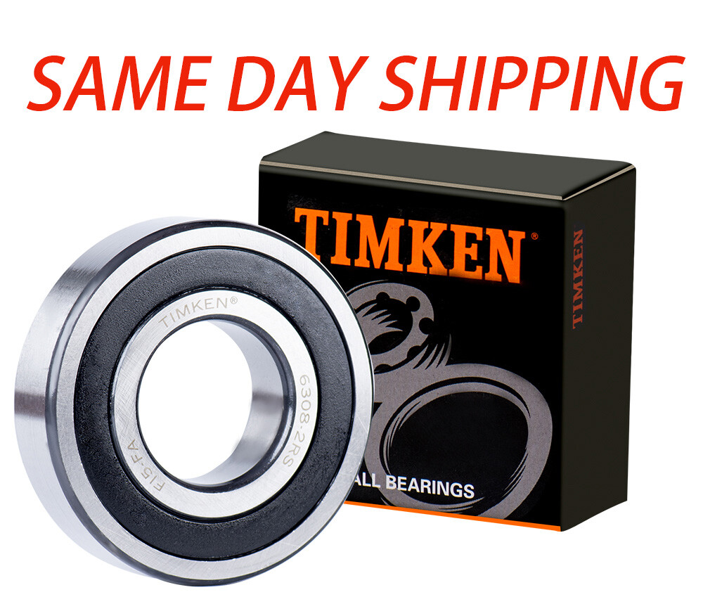 USA Brand TIMKEN 6308-2RS 40X90X23MM Double Rubber Seal Ball Bearings