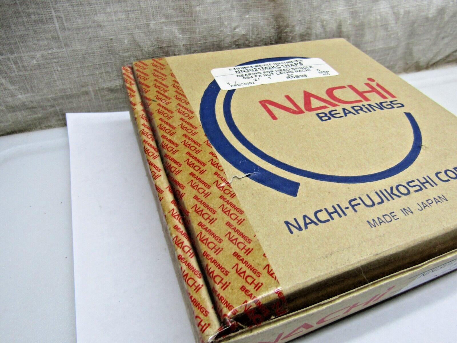 Nachi NN3021M2KC1NA P5 105mm X 160mm X 41mm Precision Cylindrical Roller Bearing