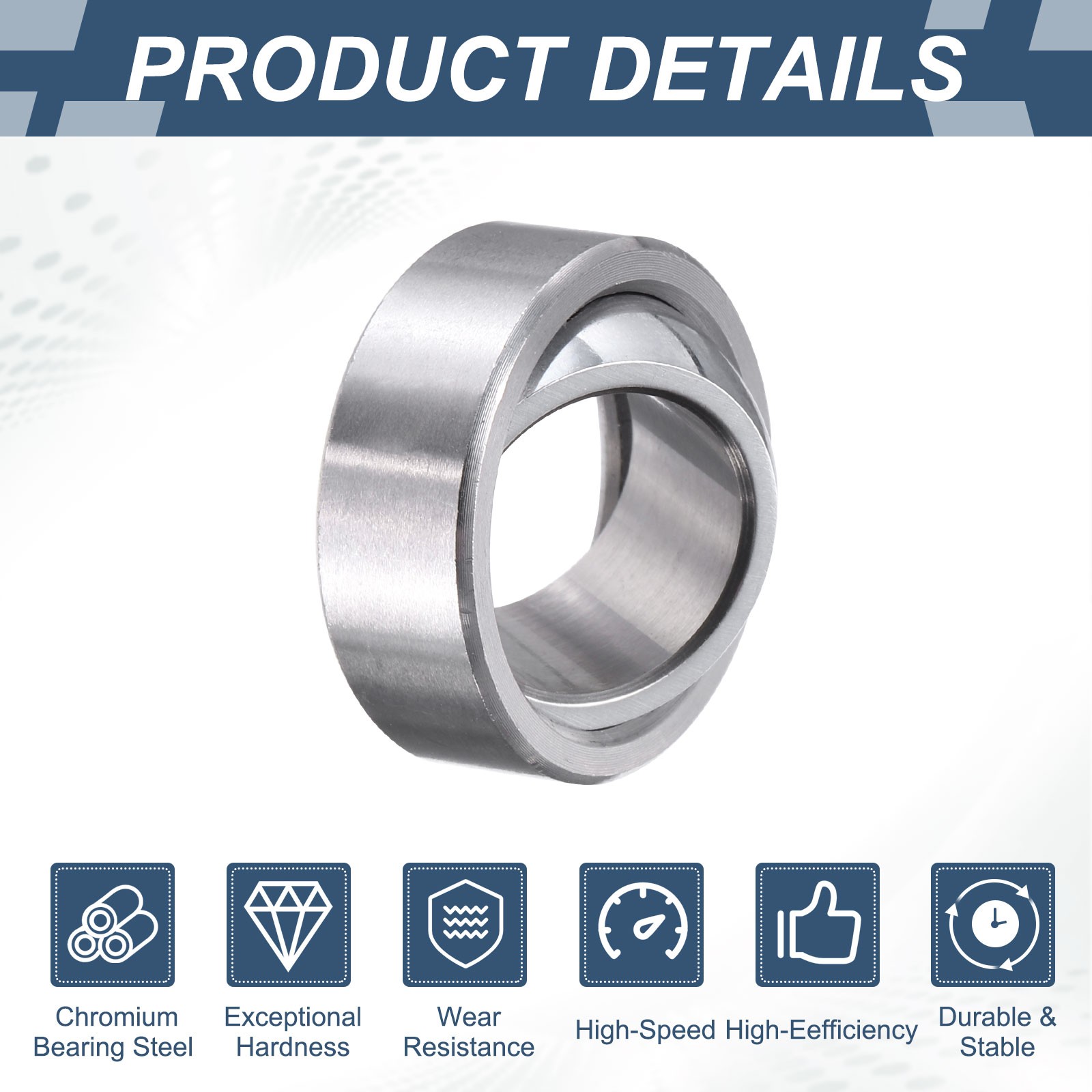 15x26x9mm GE6C Spherical Plain Bearing Spherical Bearing Steel Bearing ABEC-3