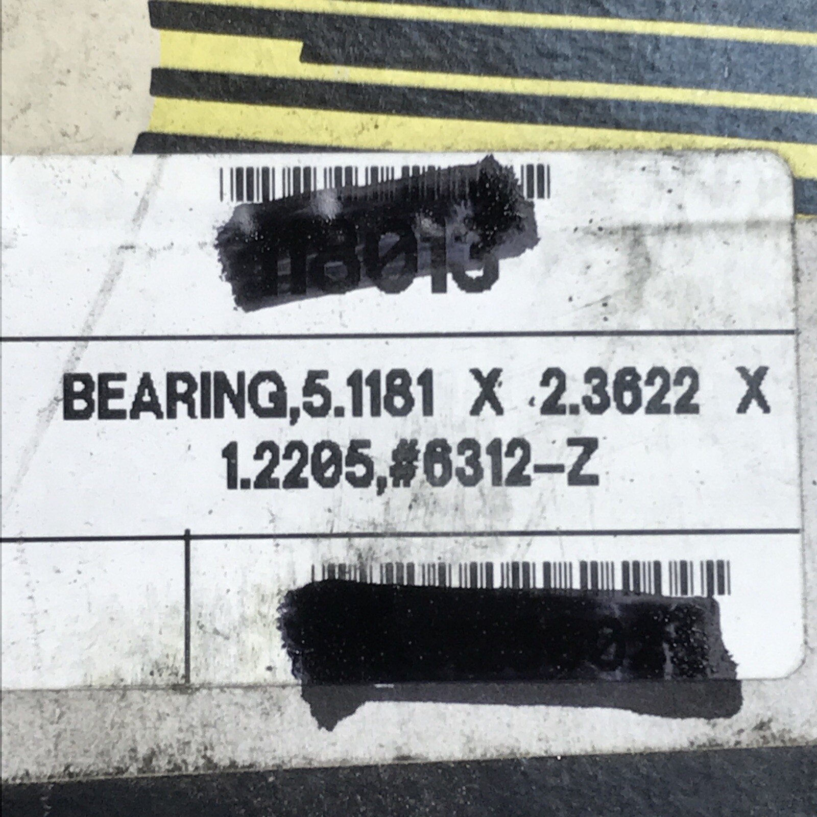 LOT OF FOUR BL BEARINGS LIMITED 5.1181 x 2.3622 x 1.2205 TAM YS 80312